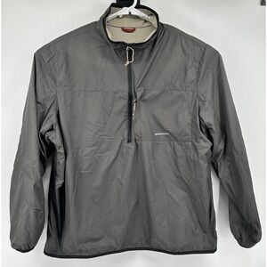 Woolrich 160055 Cinder 1/4 Zip Pullover Lined Jacket Black Men's Size XL NEW